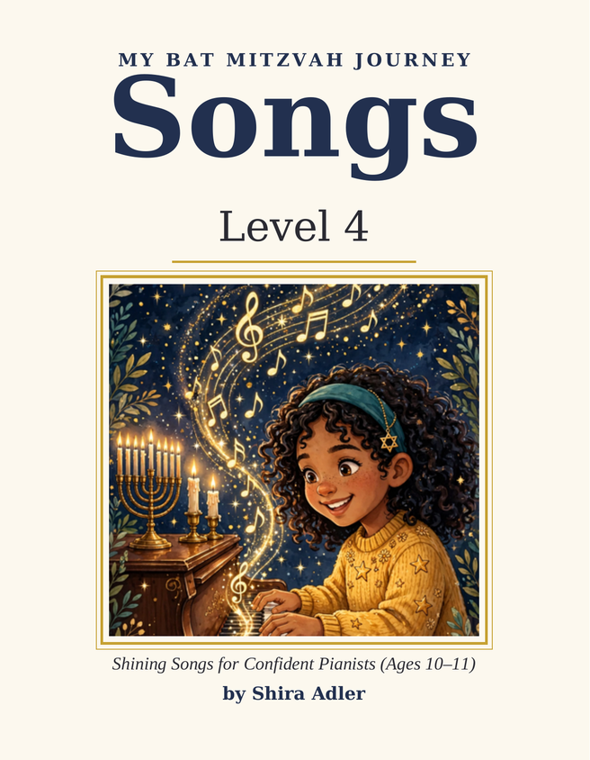 My Bat Mitzvah Journey: Songs Level 4 cover